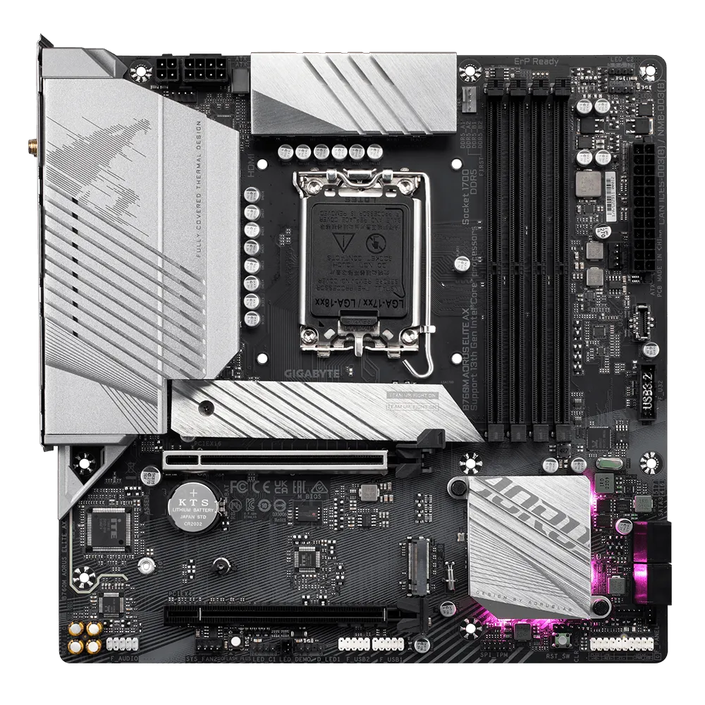 GIGABYTE MOTHERBOARD B760M Aorus Elite AX DDR5 GIGABYTE MOTHERBOARD B760M Aorus Elite AX DDR5
